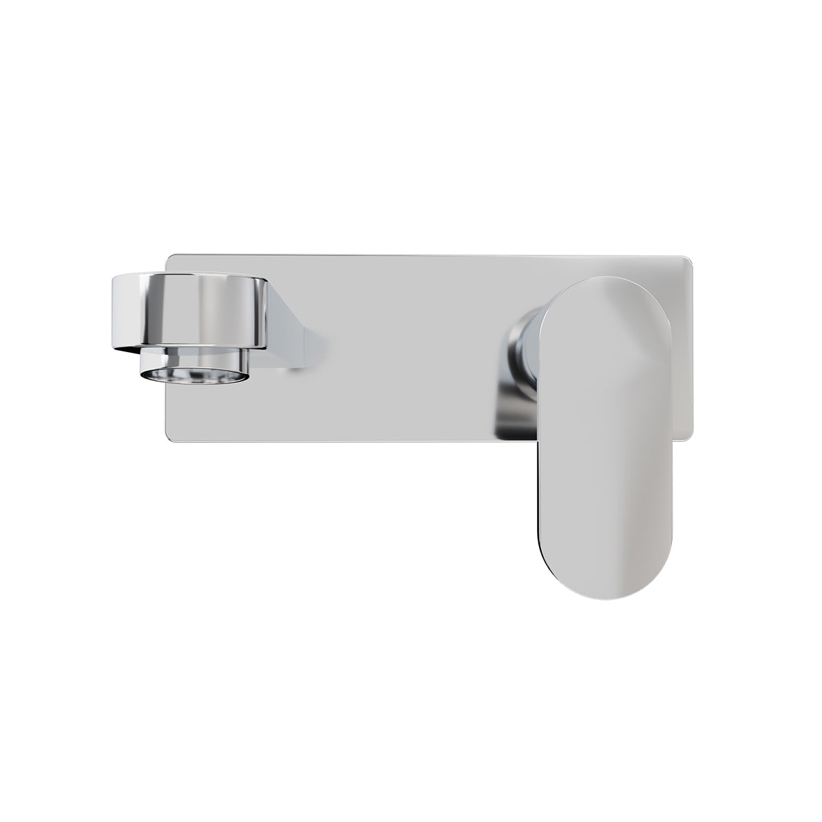 Ecco Wall Basin/Bath Mixer Chrome