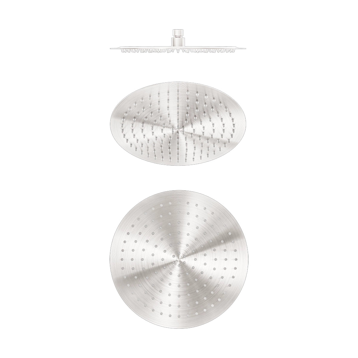 Zen Ss316l 300mm Round Shower Head Brushed Nickel