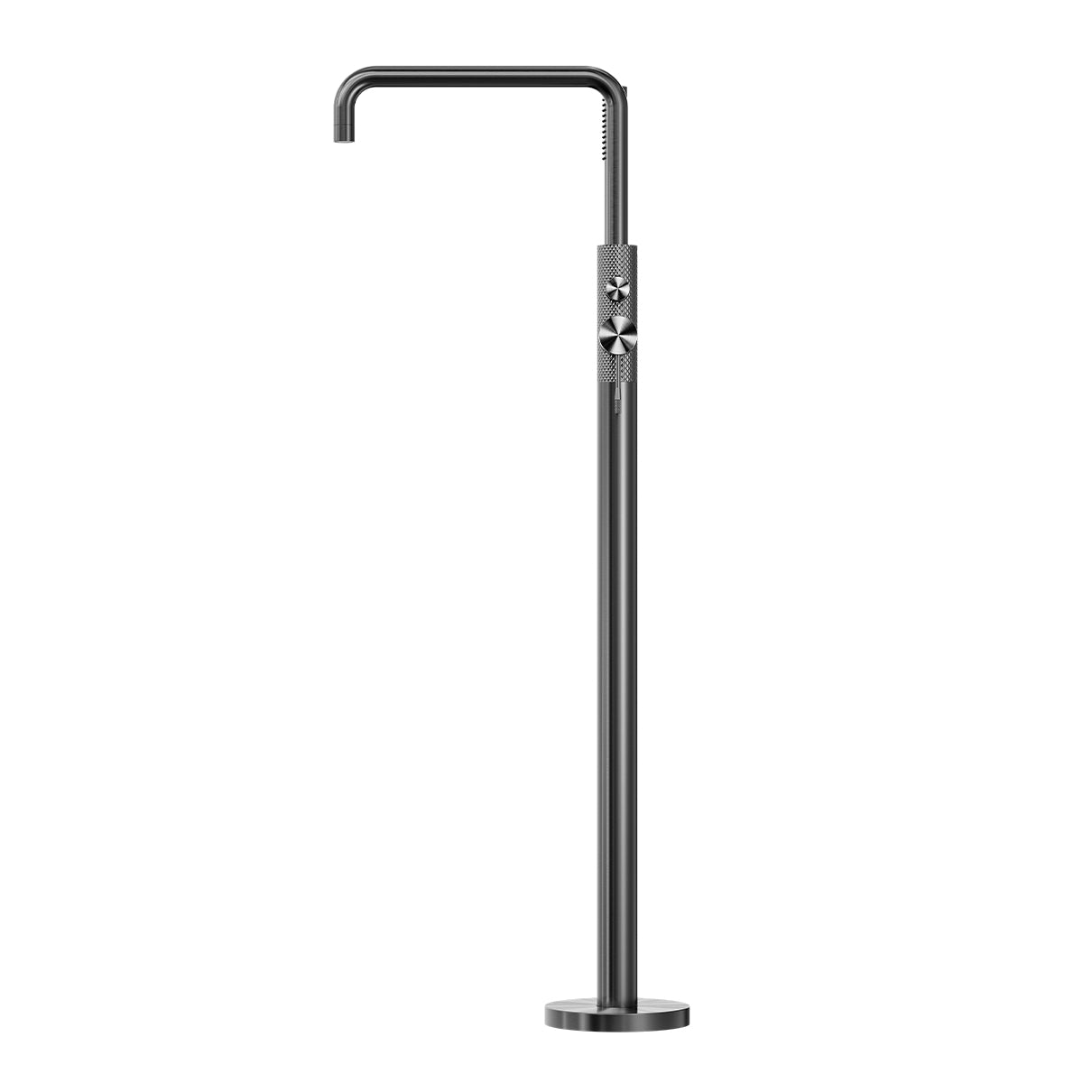 Opal Freestanding Bath Mixer With Hand Shower Graphite