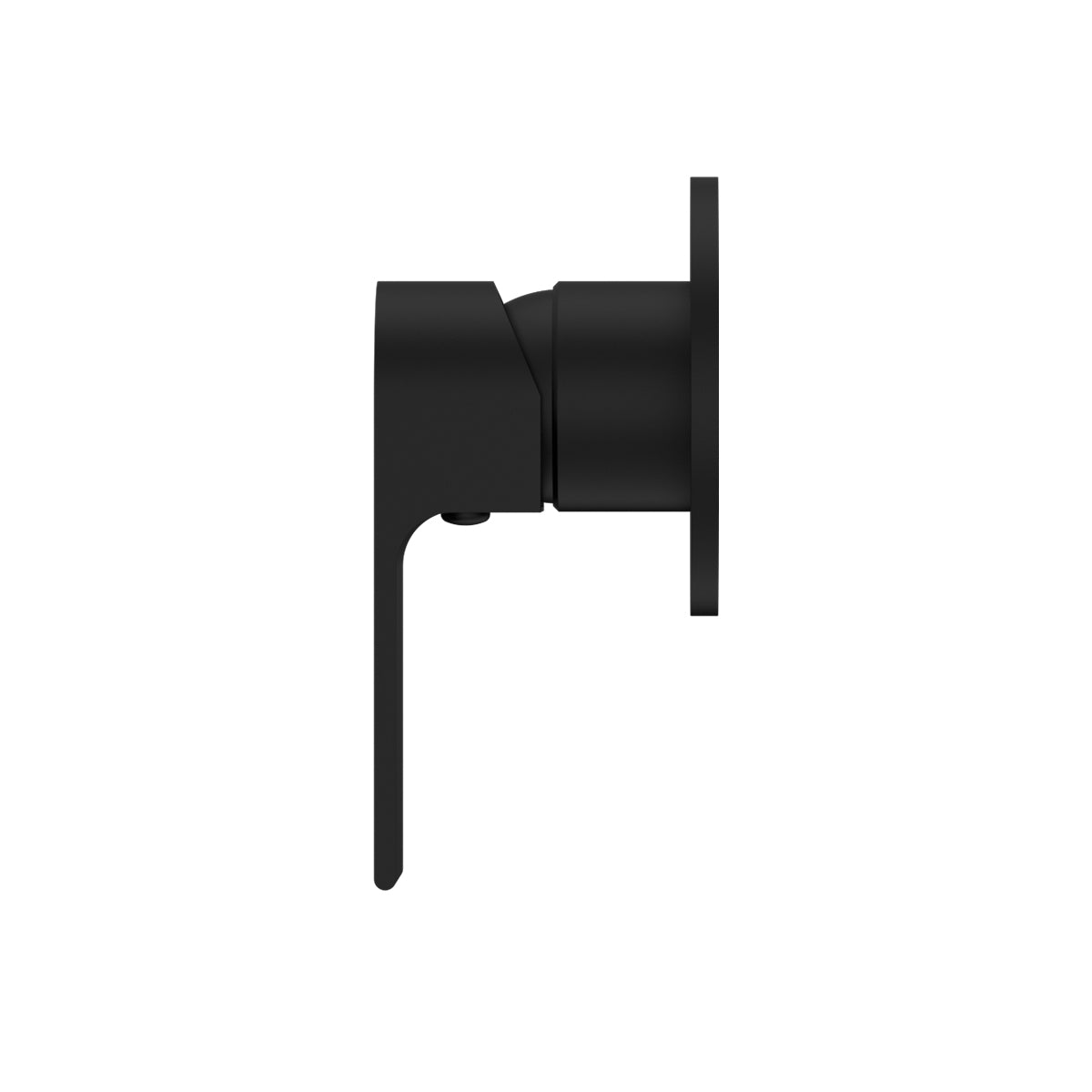 BIANCA SHOWER MIXER 80MM PLATE MATTE BLACK