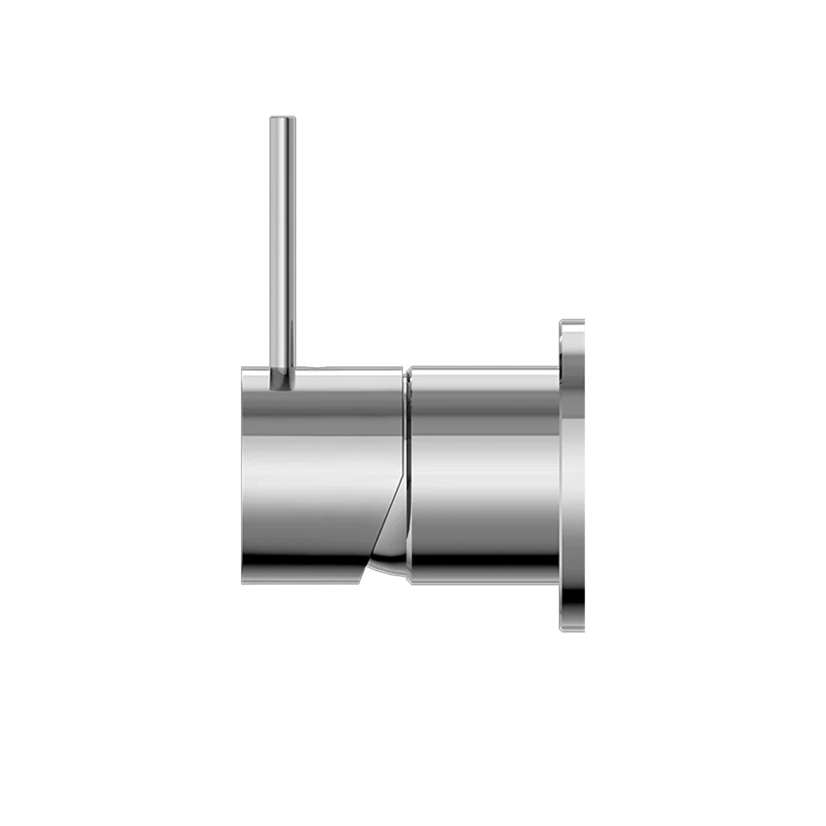 Mecca Shower Mixer 60mm Handle Up Plate Chrome