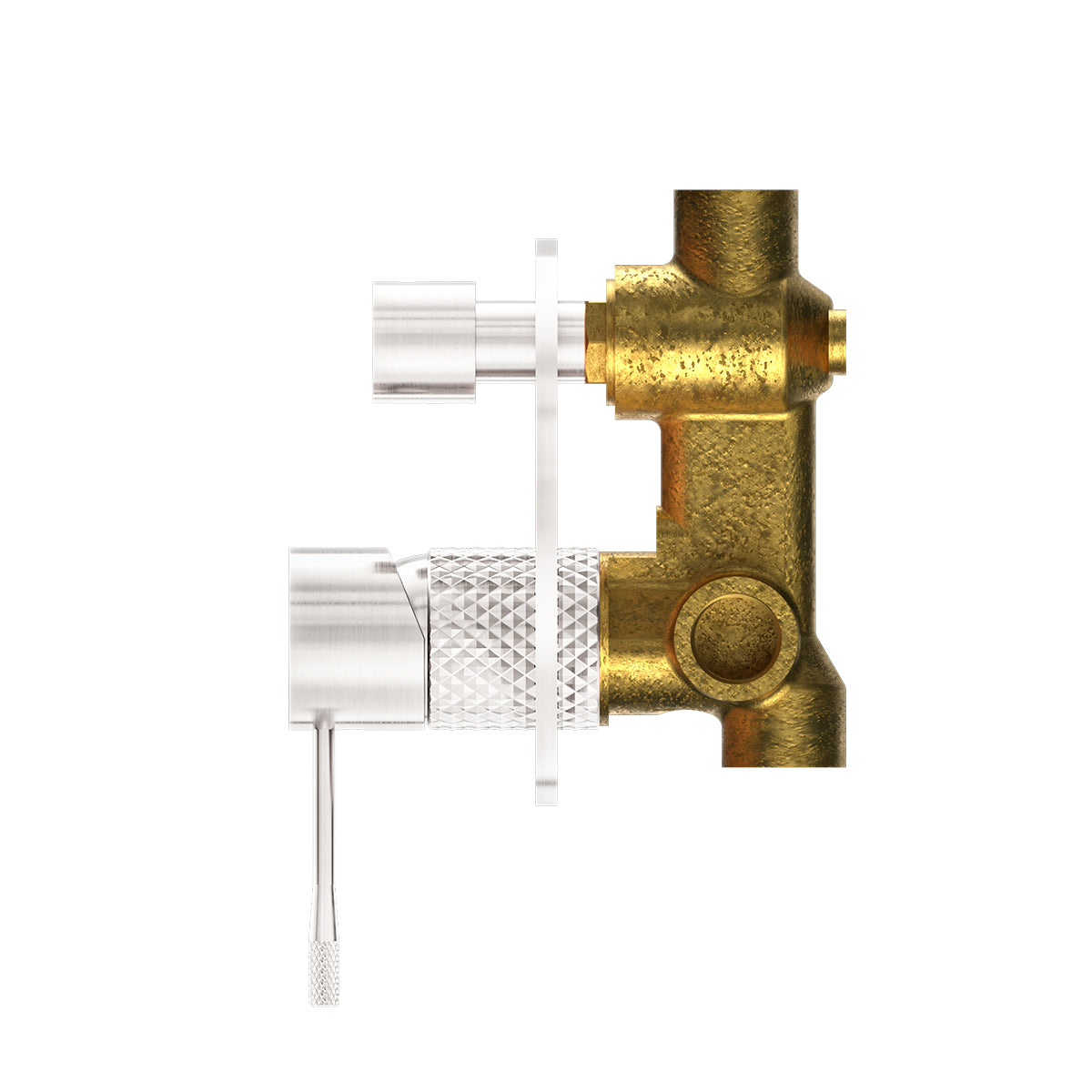 Opal Shower Mixer With Divertor Brushed Nickel