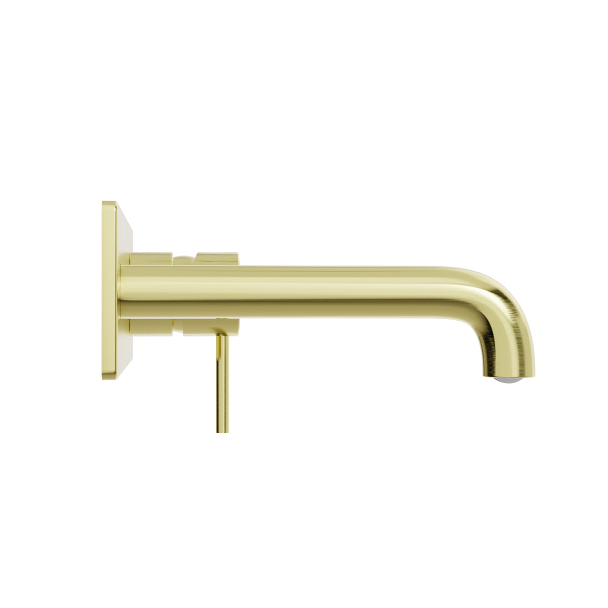Mecca Wall Basin/Bath Mixer 160mm Brushed Gold