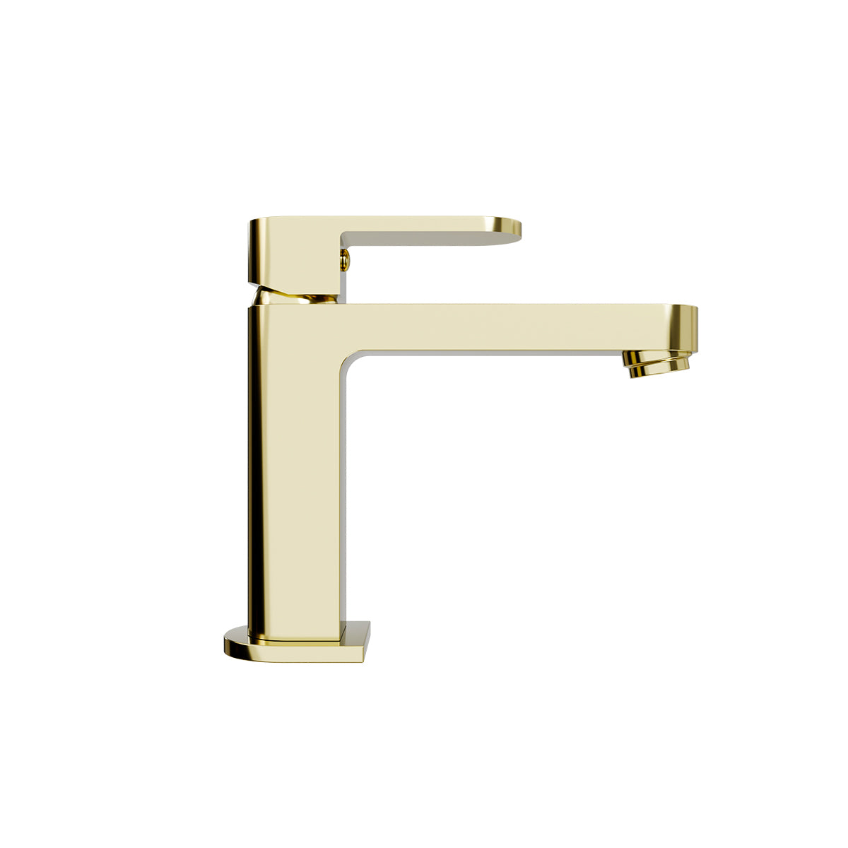 Ecco Short Basin Mixer Brushed Gold