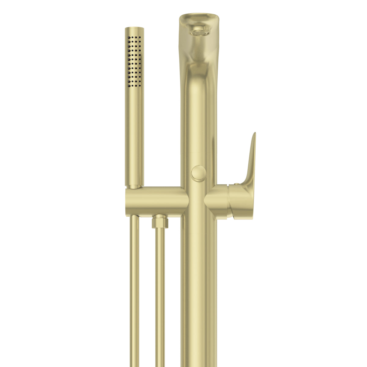 Bianca Freestanding Bath Mixer With Hand Shower Brushed Gold