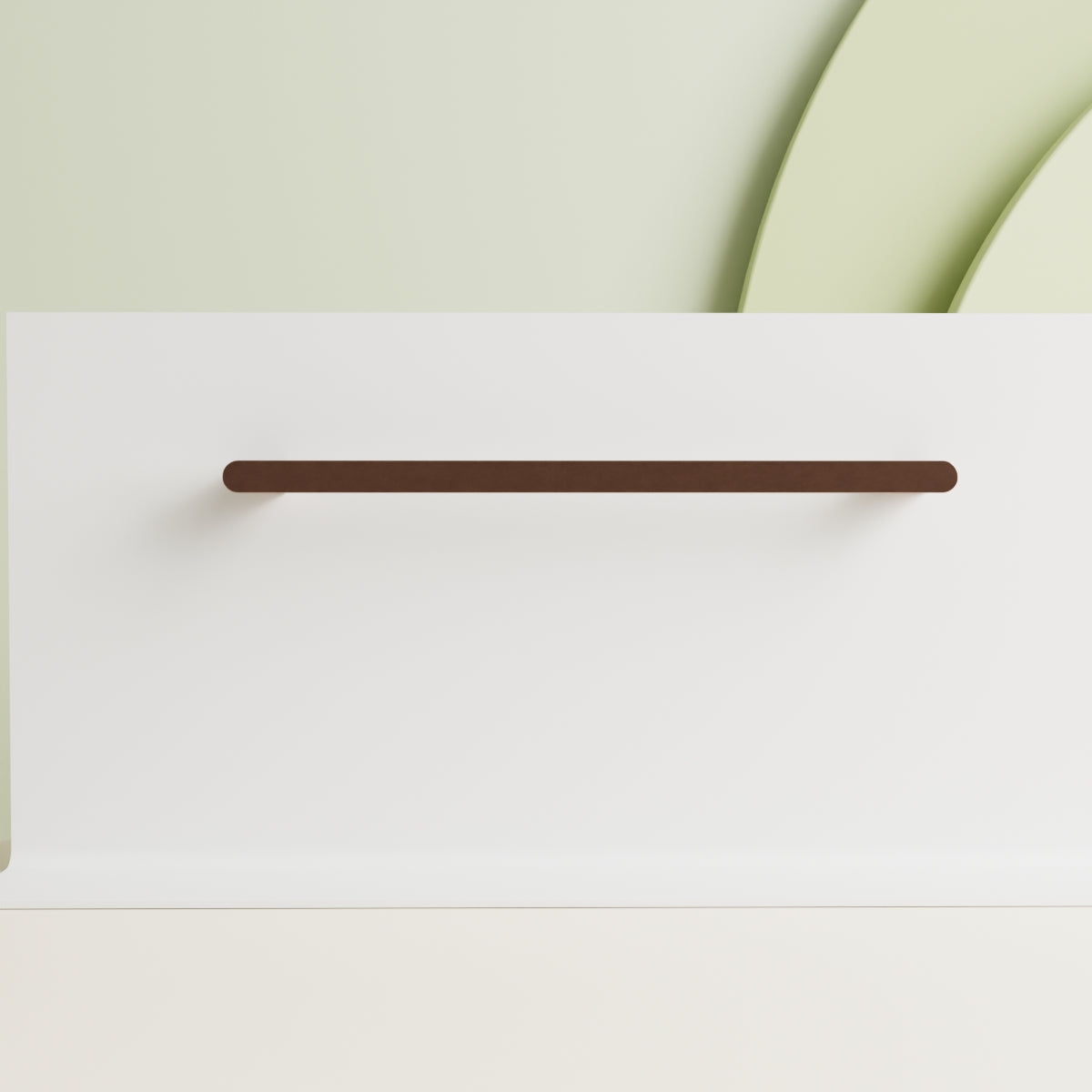 Bianca Single Towel Rail 800mm Brushed Bronze