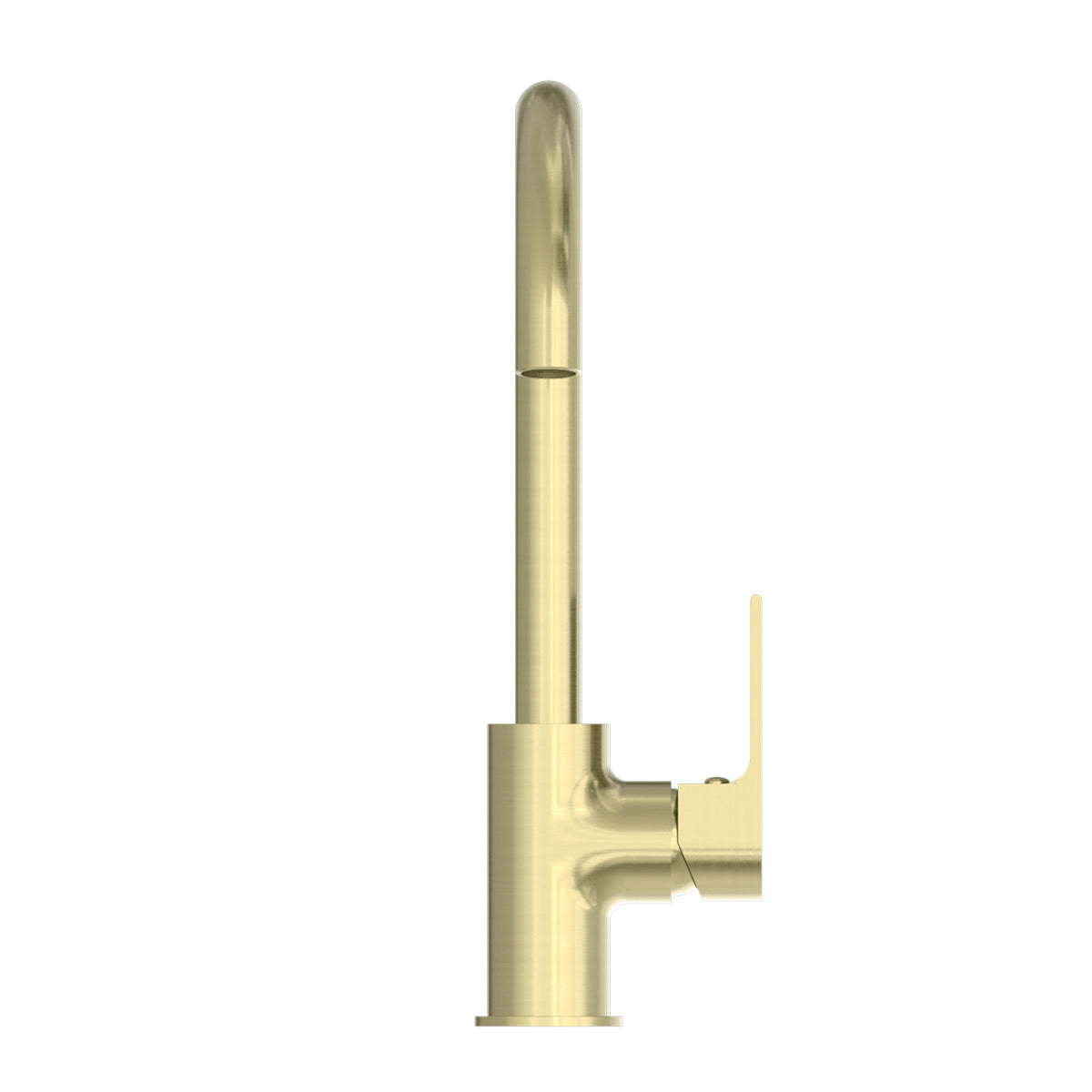 Bianca Kitchen Mixer Gooseneck Spout Brushed Gold