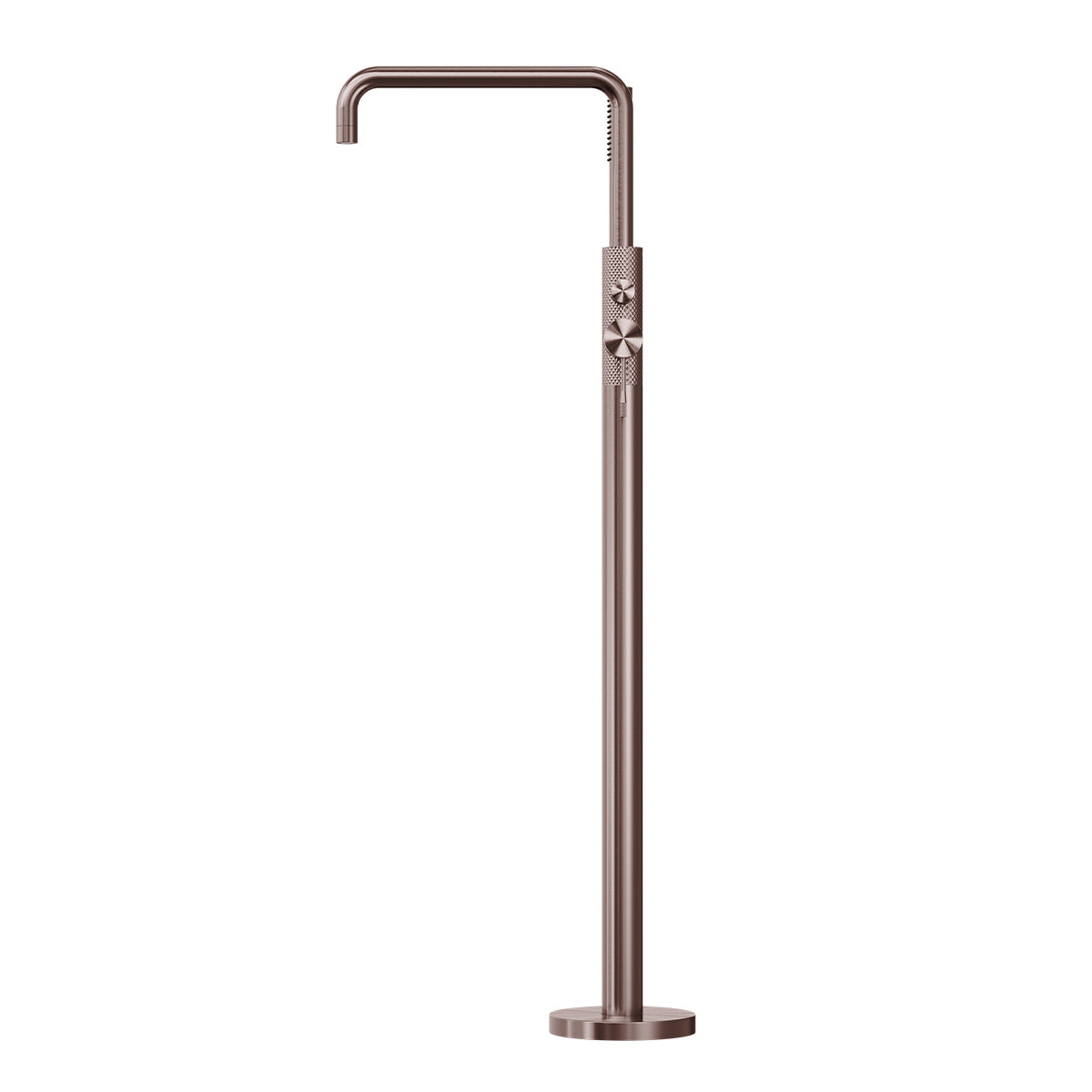 Opal Freestanding Bath Mixer With Hand Shower Brushed Bronze