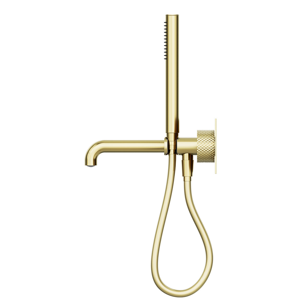 Opal Progressive Shower System With Spout 230mm Brushed Gold