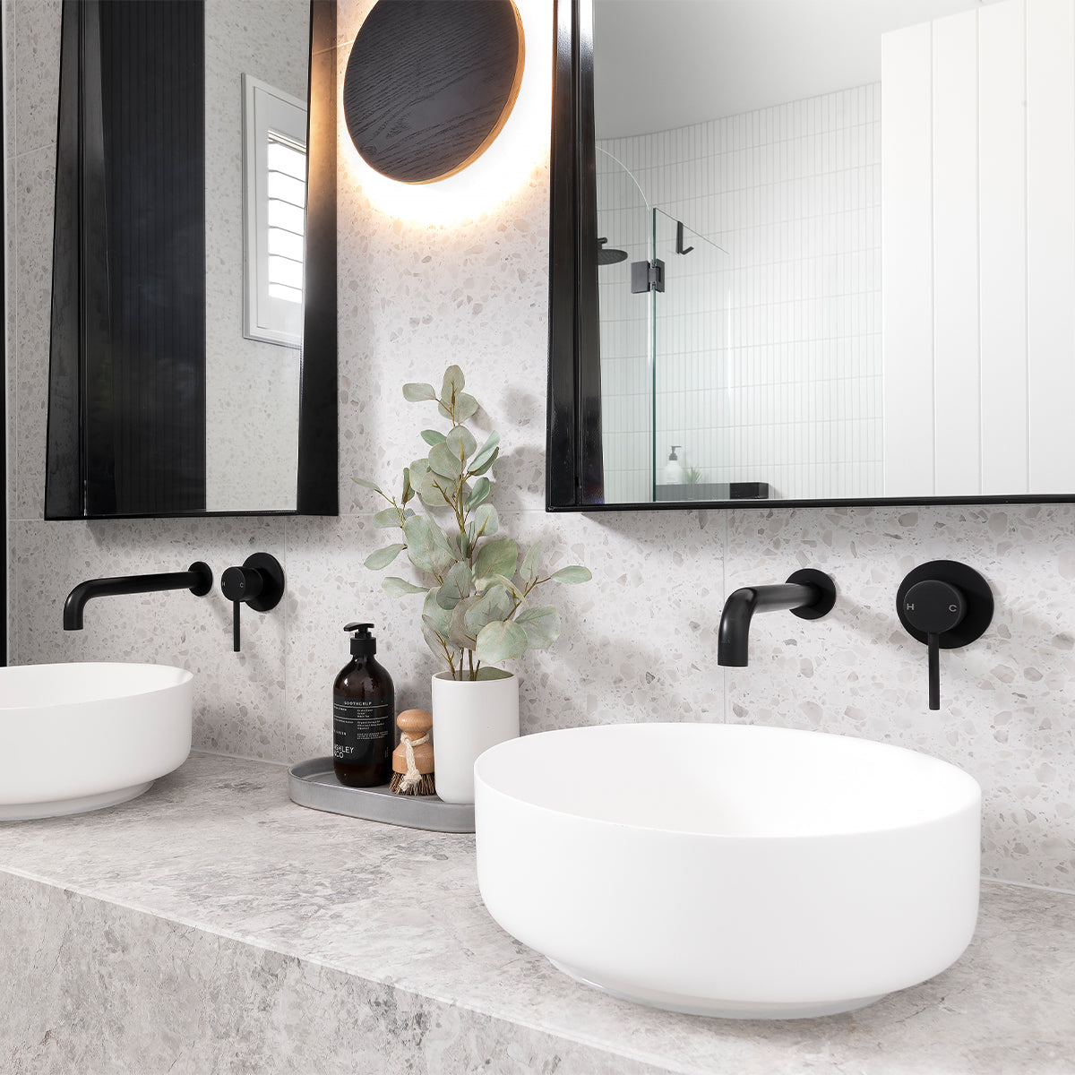 Dolce Basin/Bath Spout Only 215mm Brushed Nickel