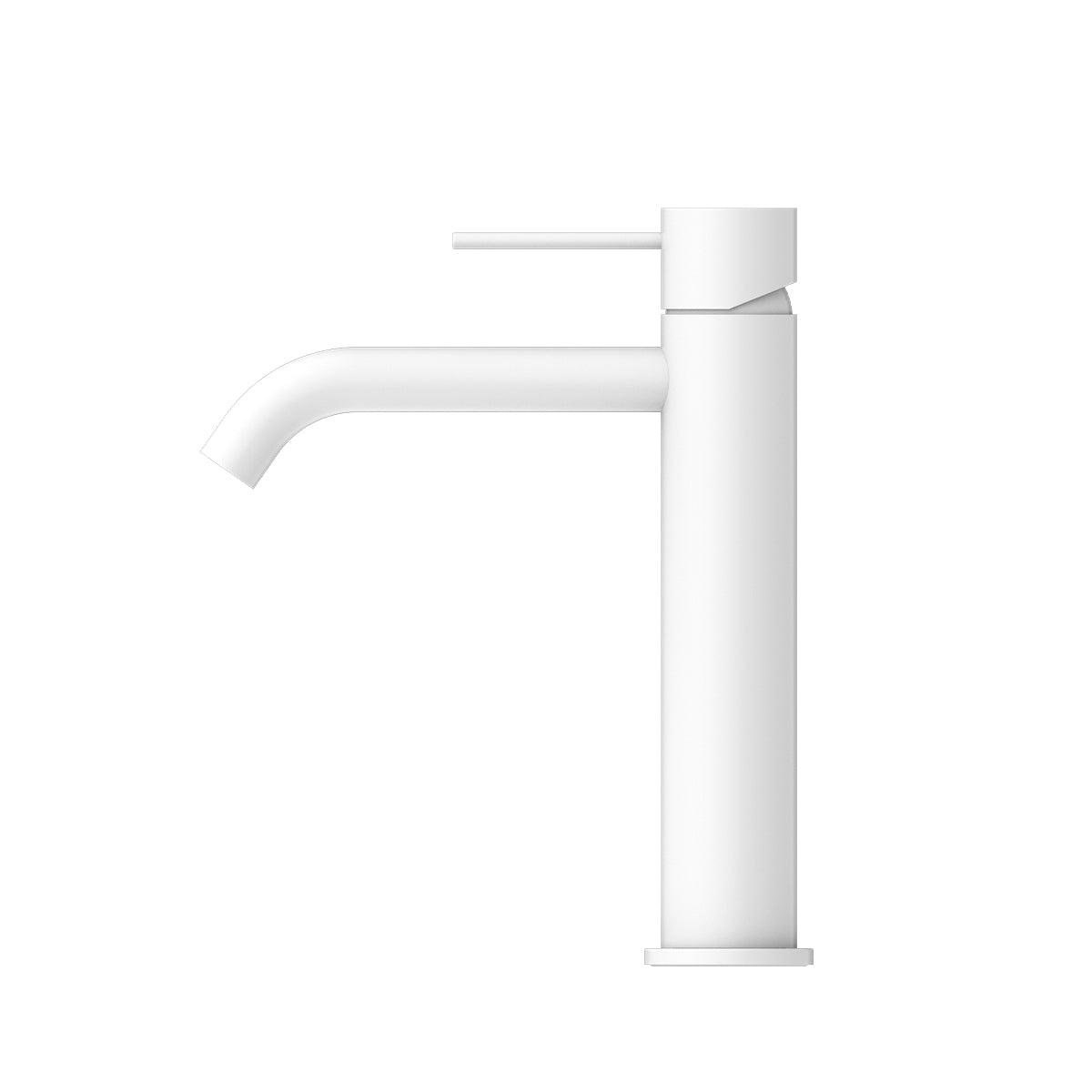 Mecca Mid Tall Basin Mixer Matte White