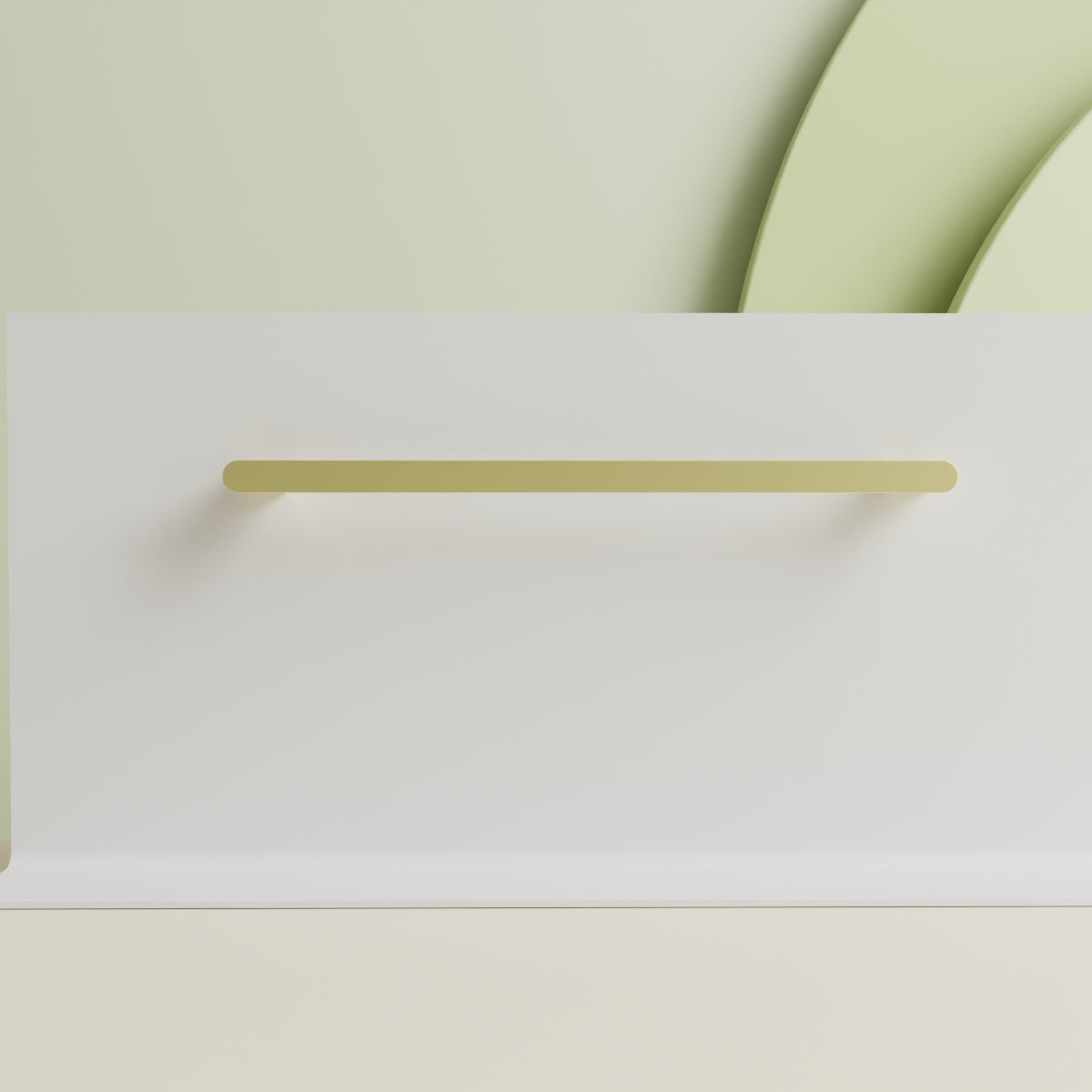 Bianca 240v Single Heated Towel Rail Brushed Gold