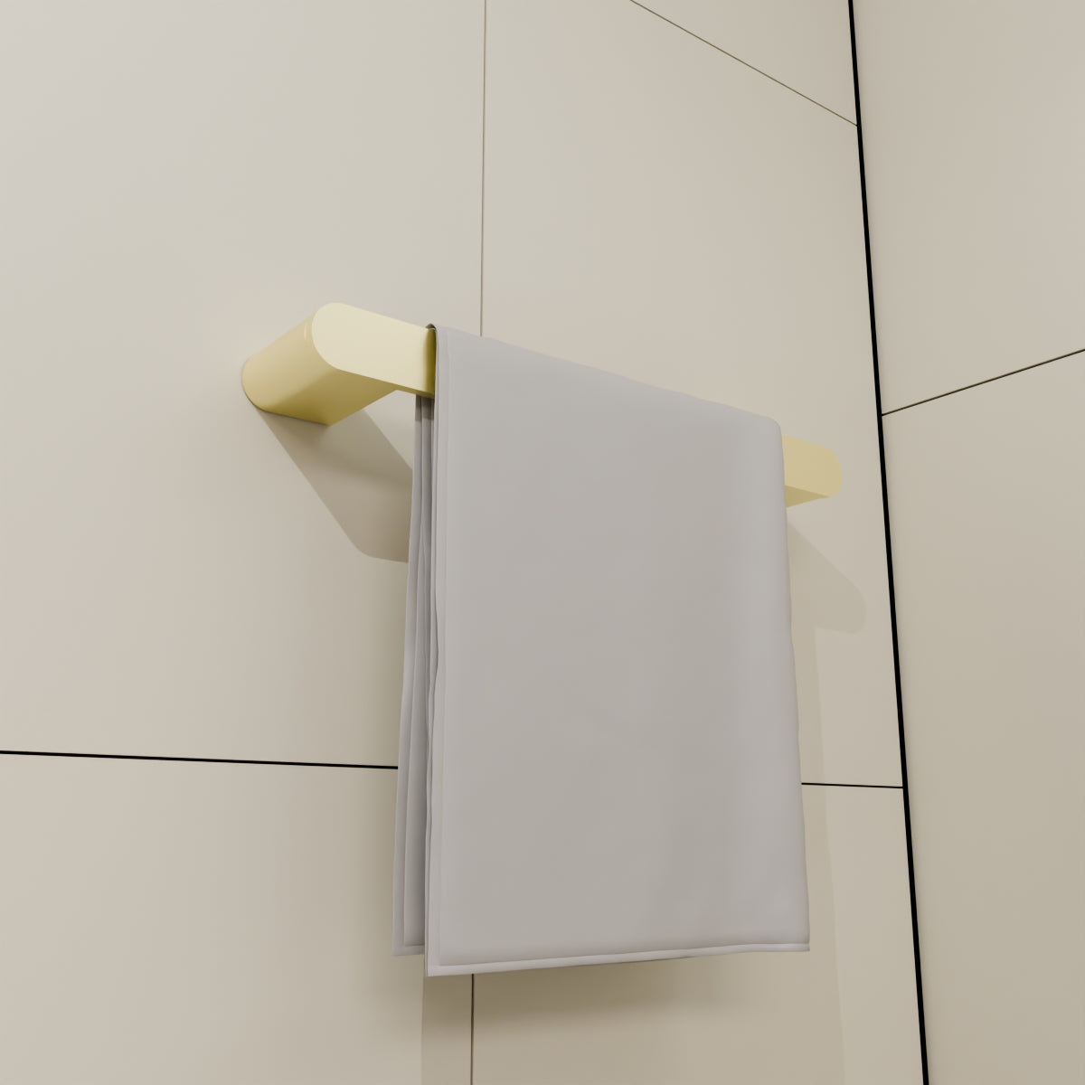 Bianca Hand Towel Rail Brushed Gold