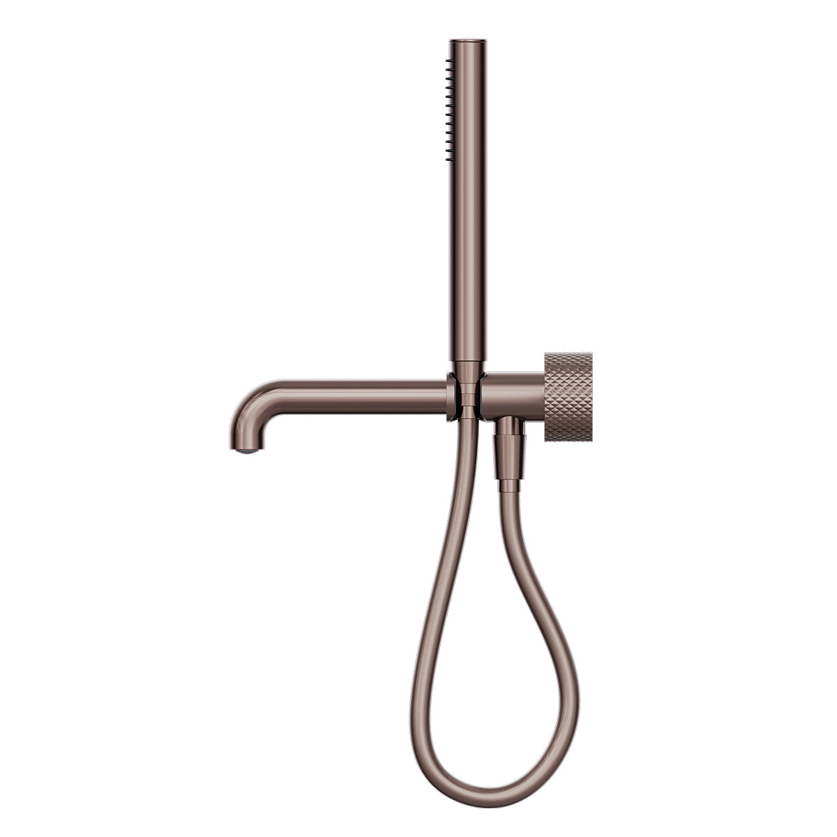 Opal Progressive Shower System Separate Plate With Spout 230mm Brushed Bronze