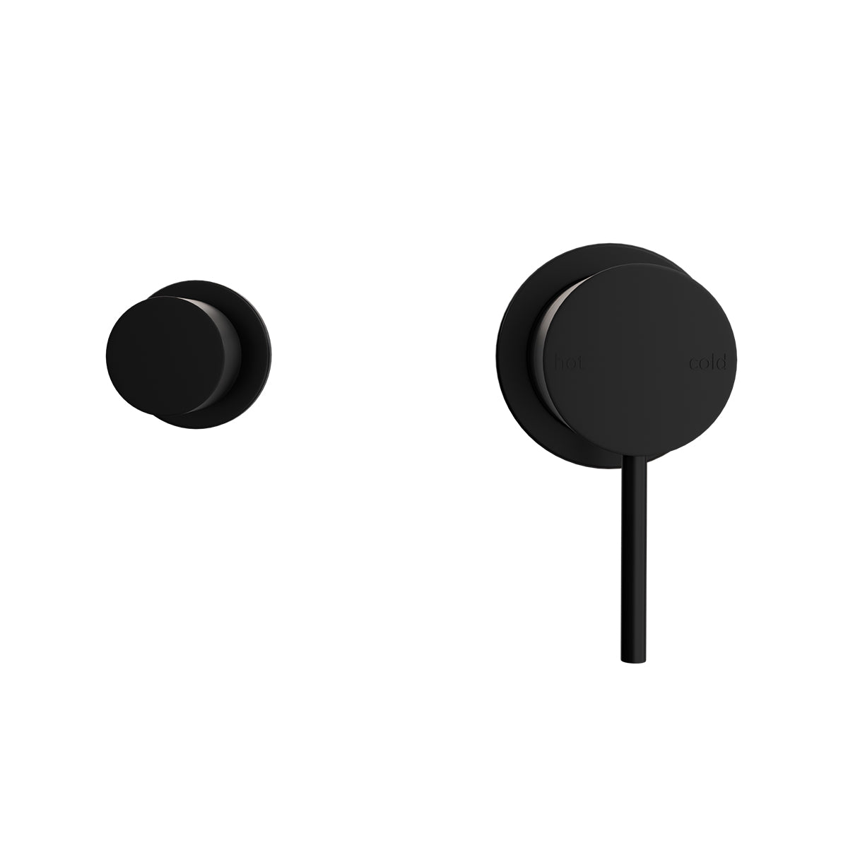 Mecca Shower Mixer With Horizontal 2 Way Divertor Matte Black