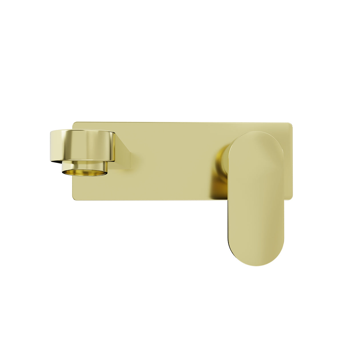 Ecco Wall Basin/Bath Mixer Brushed Gold