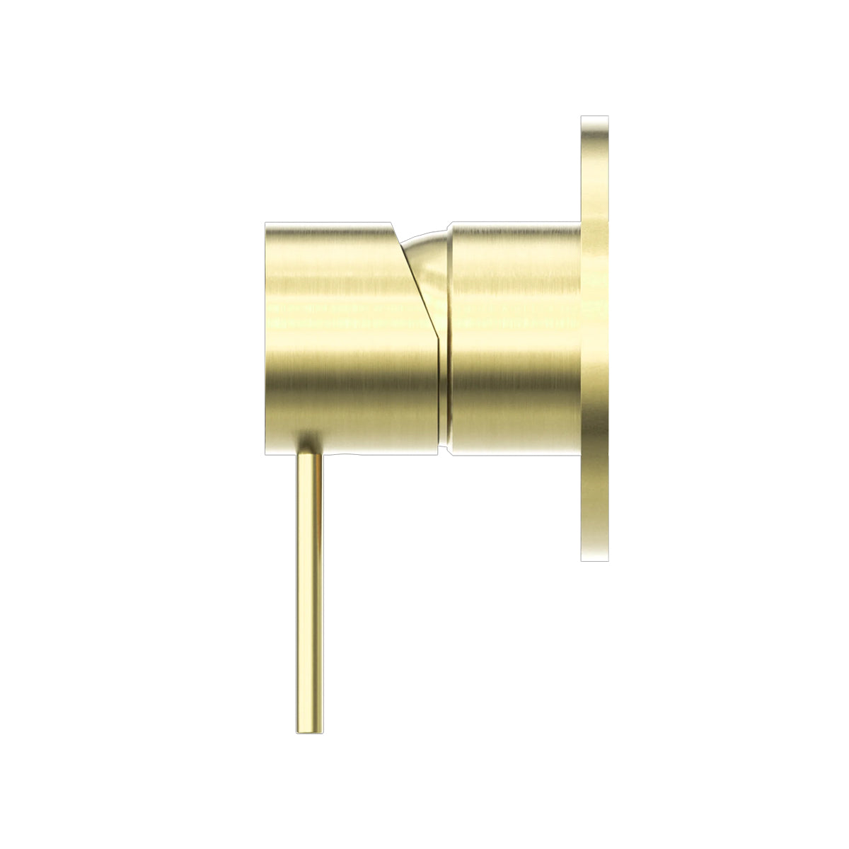 Mecca Shower Mixer 80mm Plate Brushed Gold