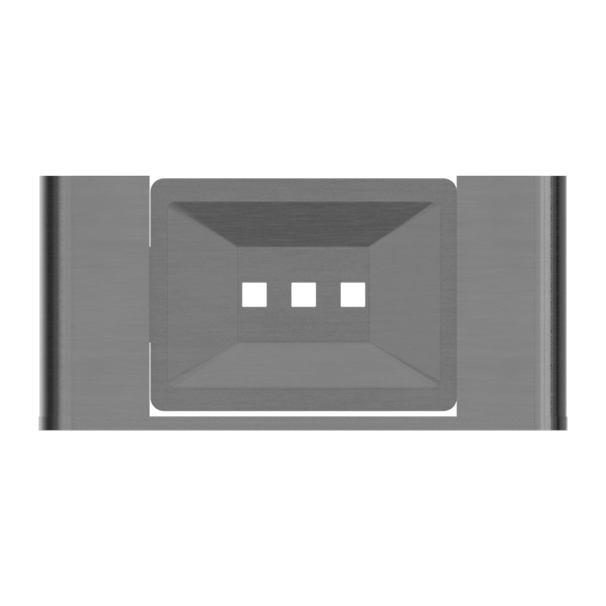 Bianca Soap Dish Holder Gun Metal