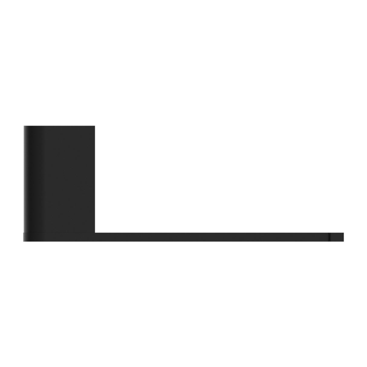 Bianca Toilet Roll Holder Matte Black