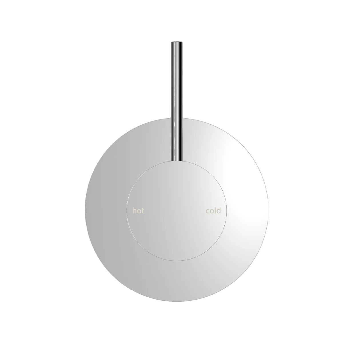 Mecca Shower Mixer Handle Up 80mm Plate Chrome