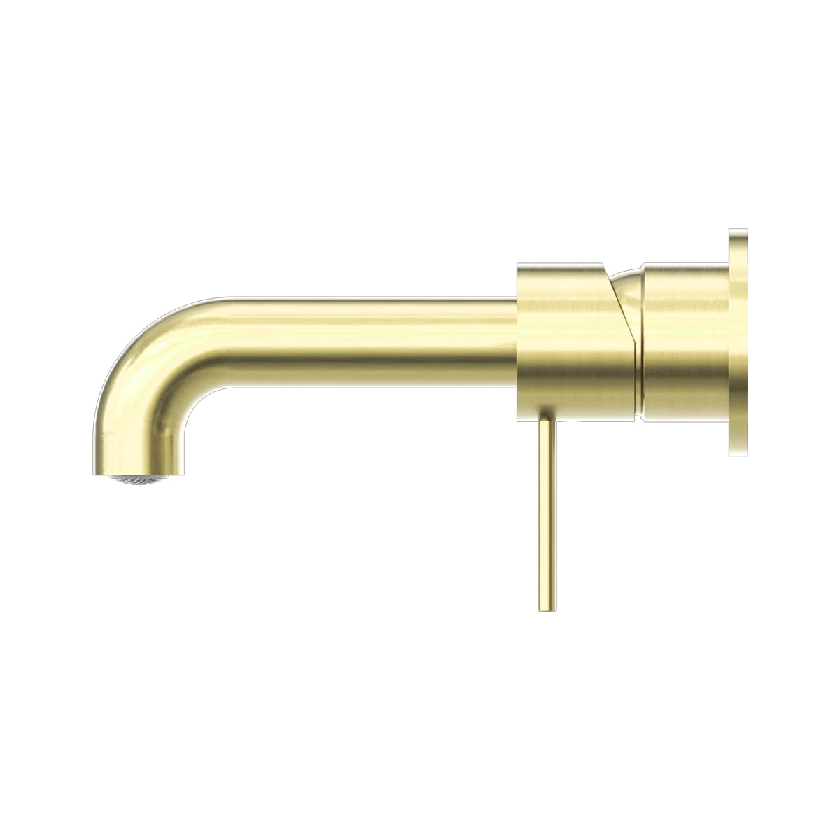 Mecca Wall Basin/Bath Mixer Separate Back Plate 160mm Brushed Gold