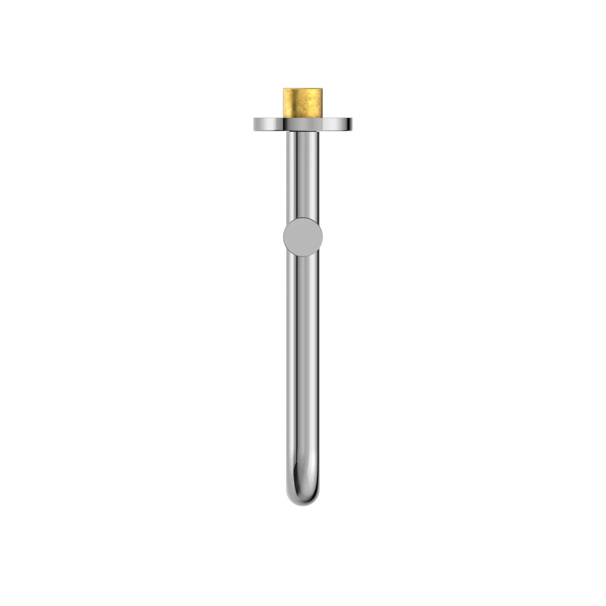 MECCA WALL MOUNTED SWIVEL BATH SPOUT ONLY 225MM CHROME