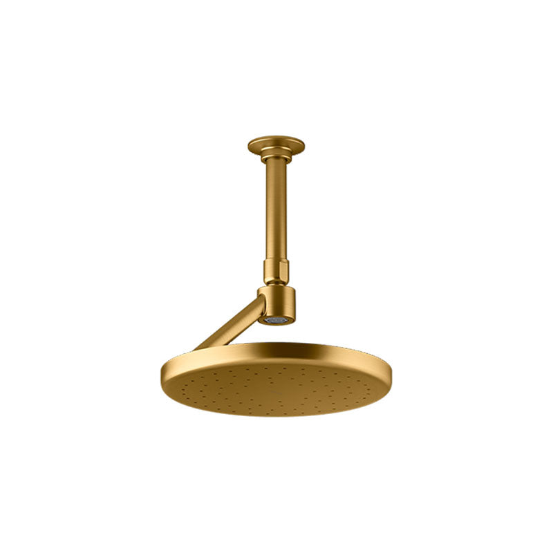 Statement Open Rain Iconic Rainhead Brushed Brass 26301T-E2-2MB
