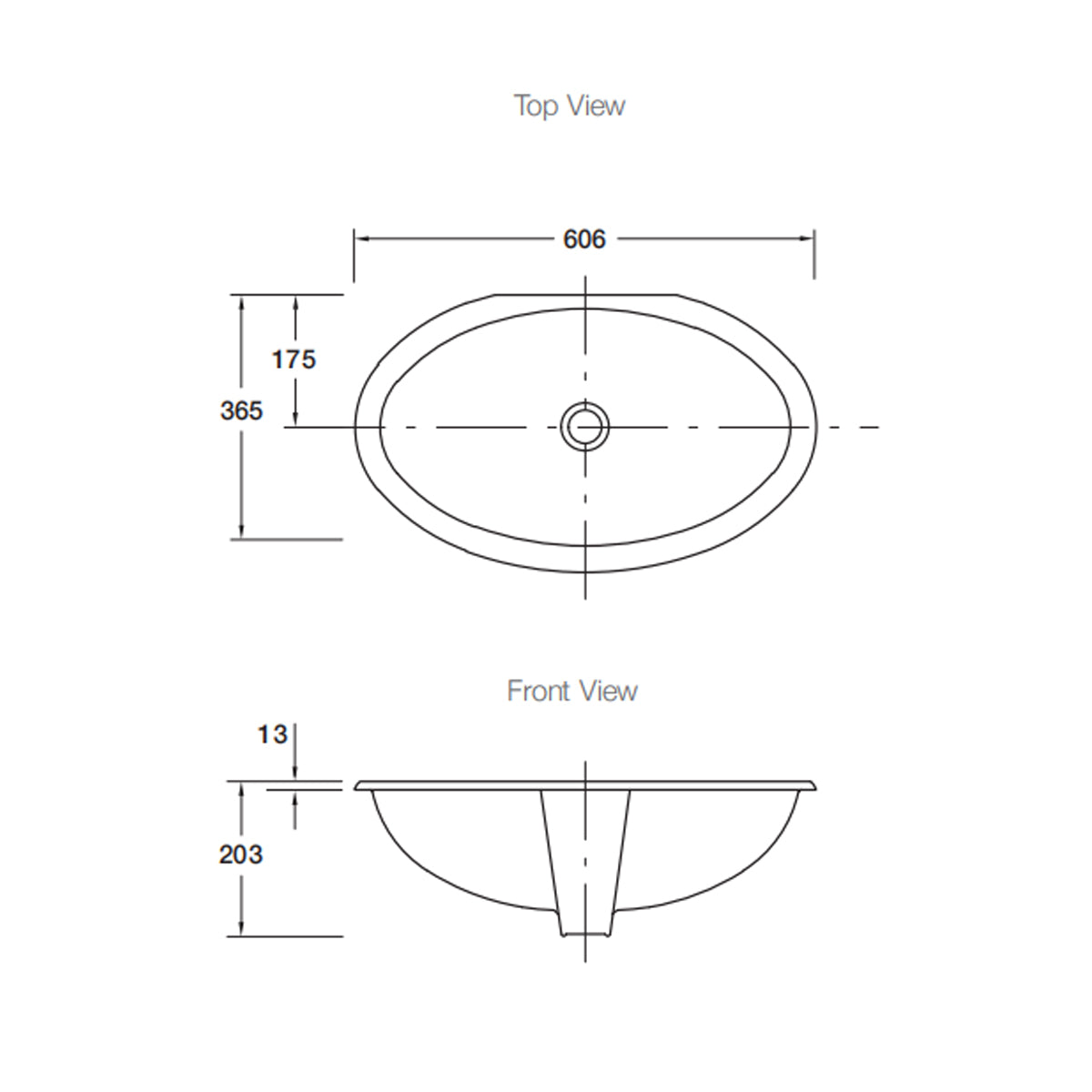 Empress Bouquet Undercounter Basin