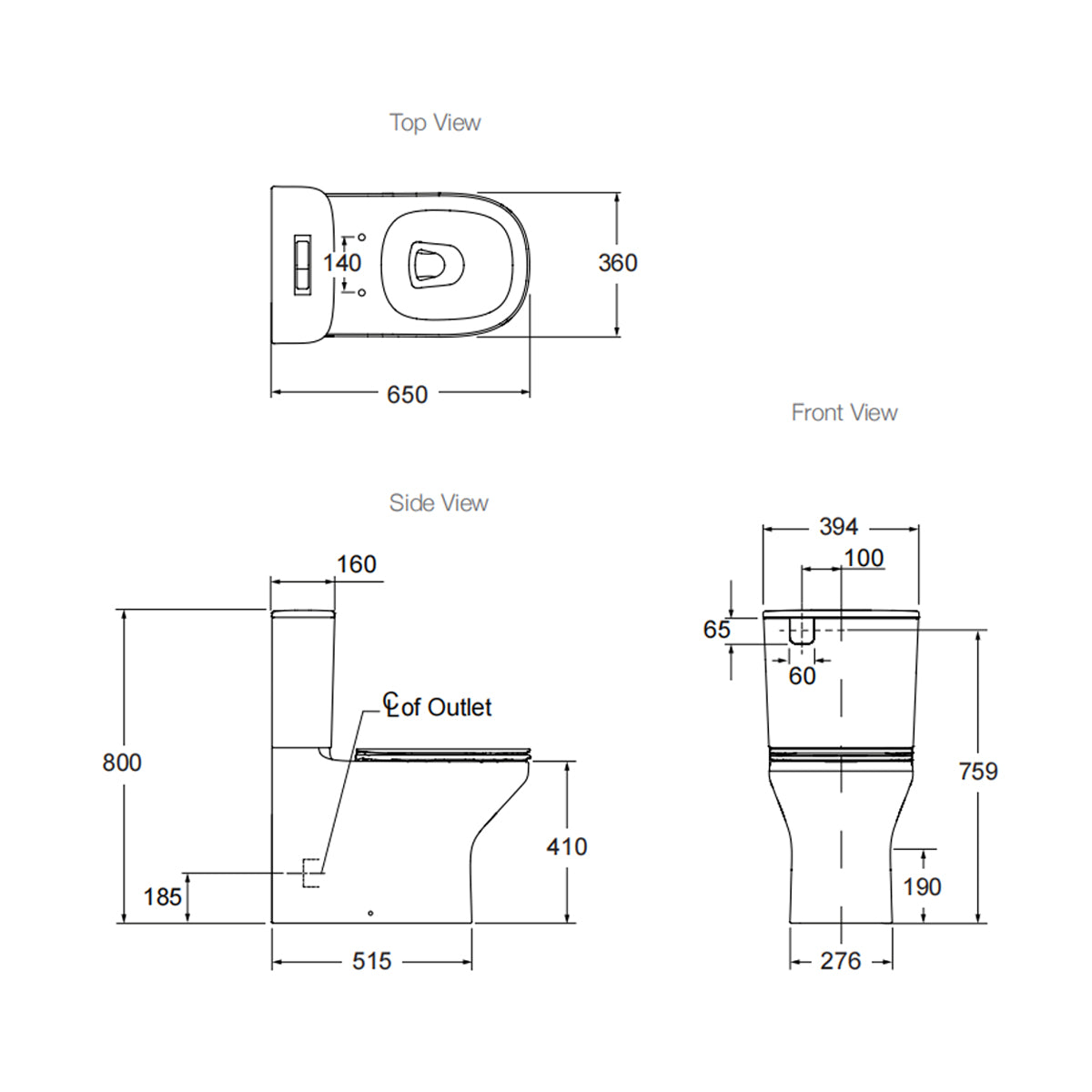 Wall Hung Toilet Pan & Seat