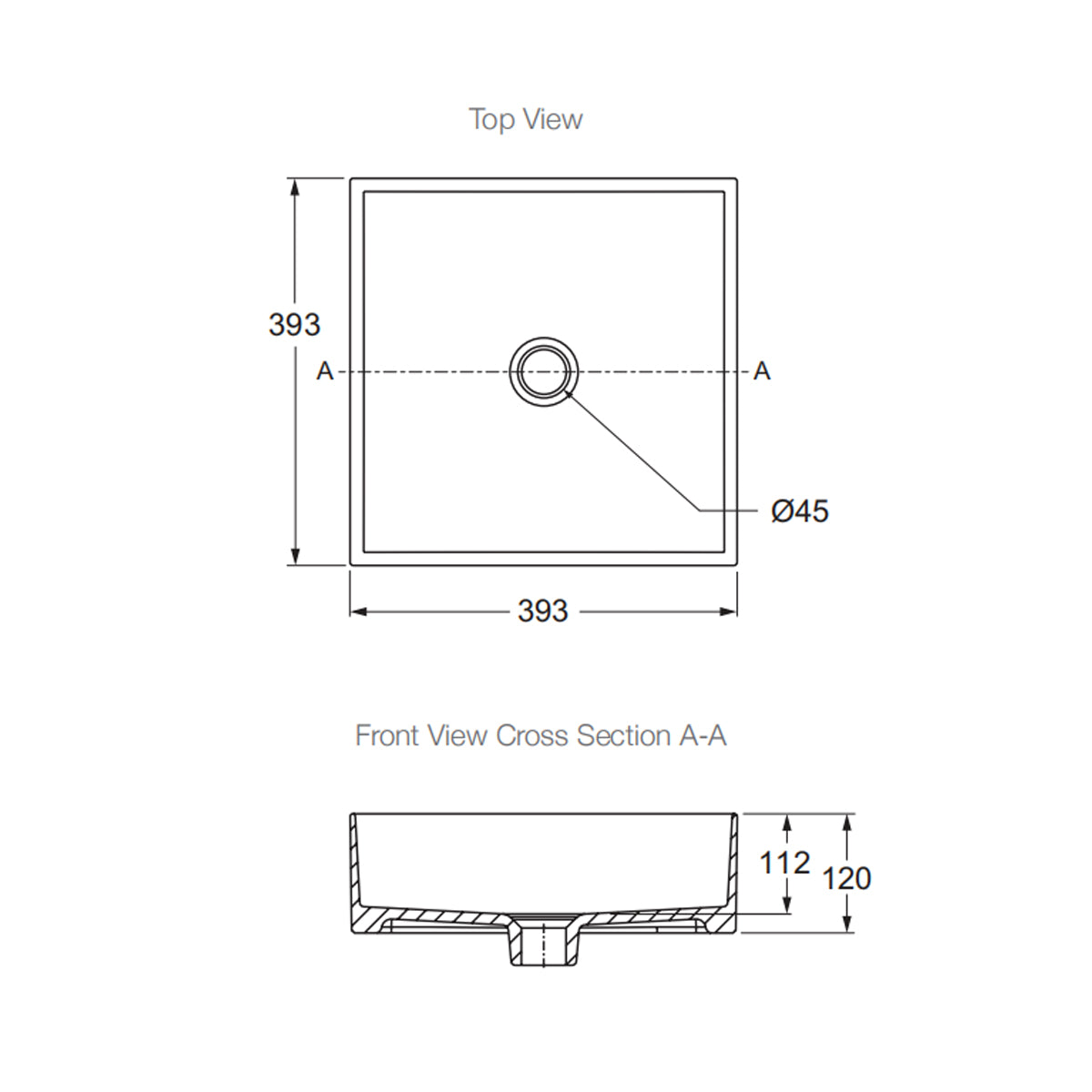 Mica Square Slim Basin
