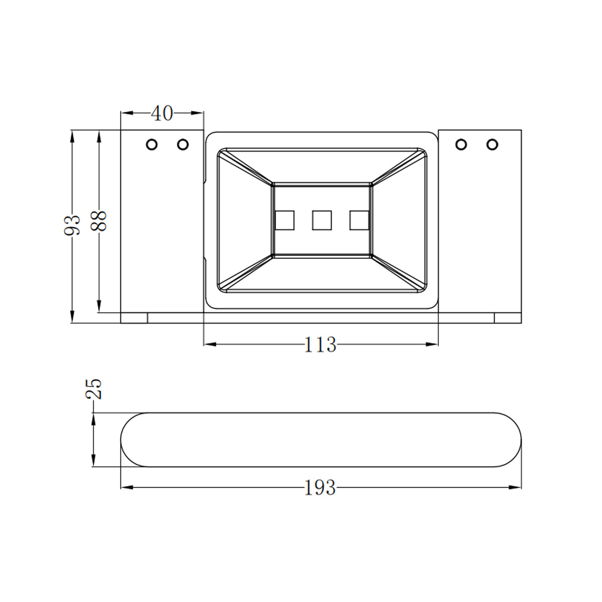 Bianca Soap Dish Holder Brushed Gold
