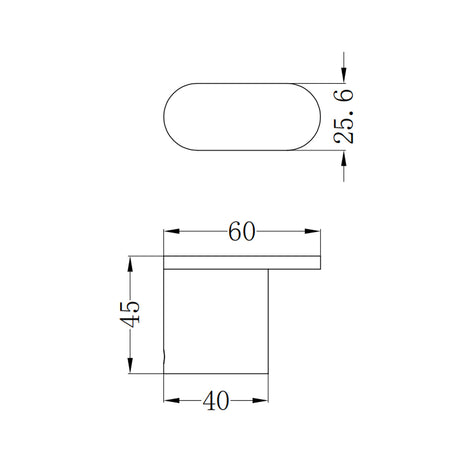 Bianca Robe Hook Gun Metal