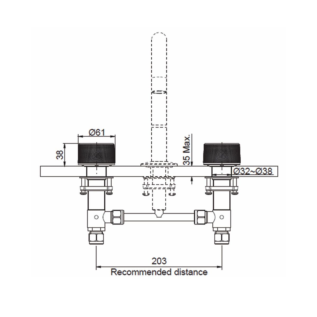 Components Top Assembly Oyl Handles Polished Chrome
