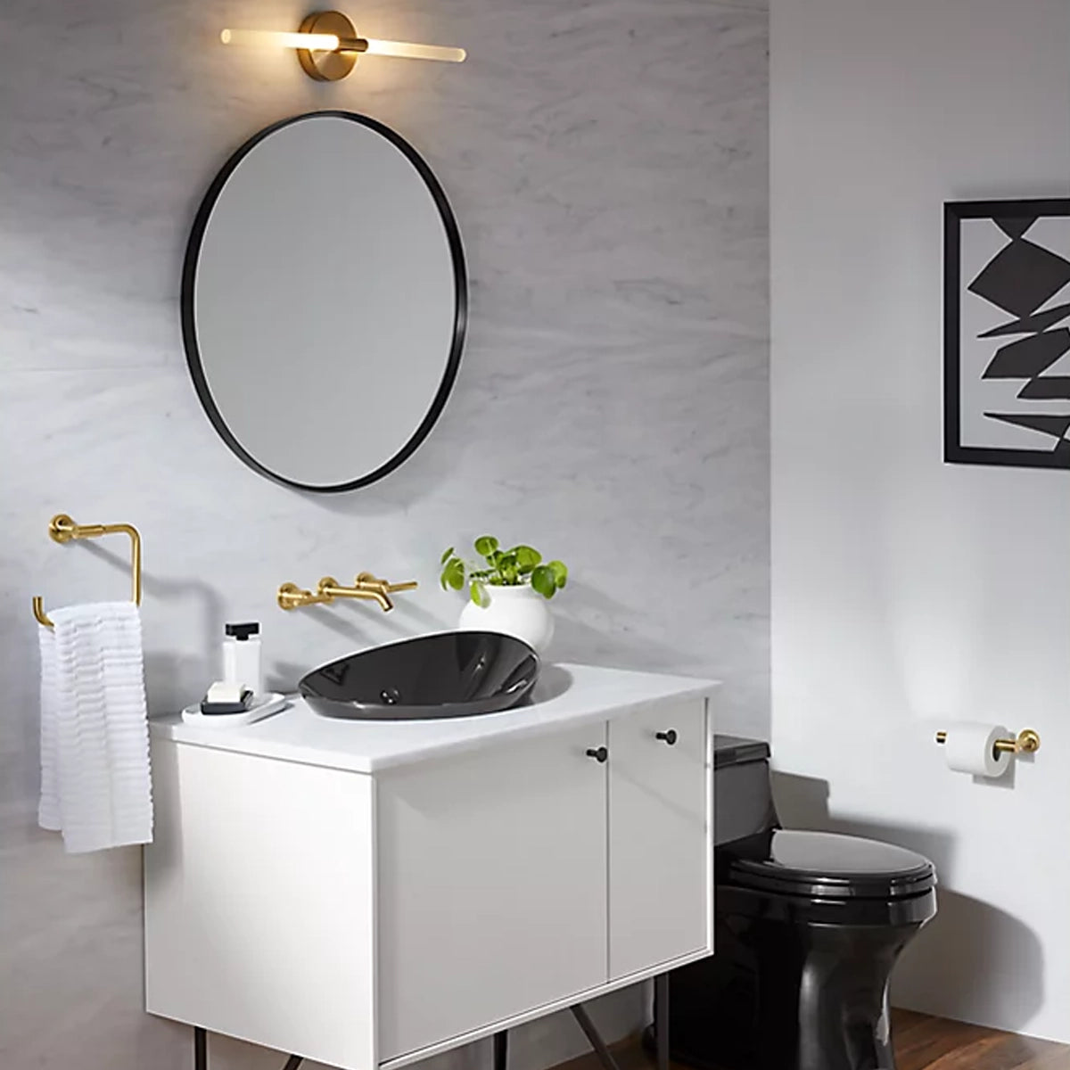 28" Round Decorative Mirror Brushed Nickel 26050-BNL