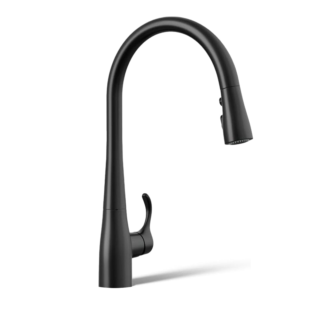 Simplice Pull Down Kitchen Mixer Matte Black 596T-4E-BL