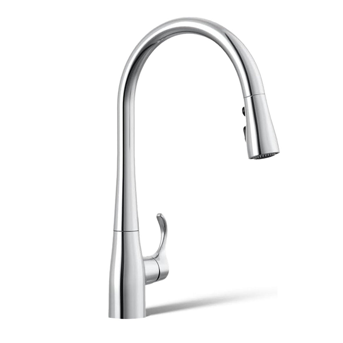 Simplice Pull Down Kitchen Mixer Polished Chrome 596T-4E-CP