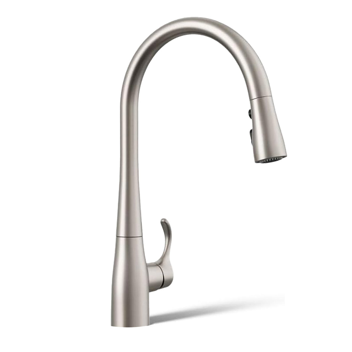 Simplice Pull Down Kitchen Mixer Vibrant Stainless 596T-4E-VS