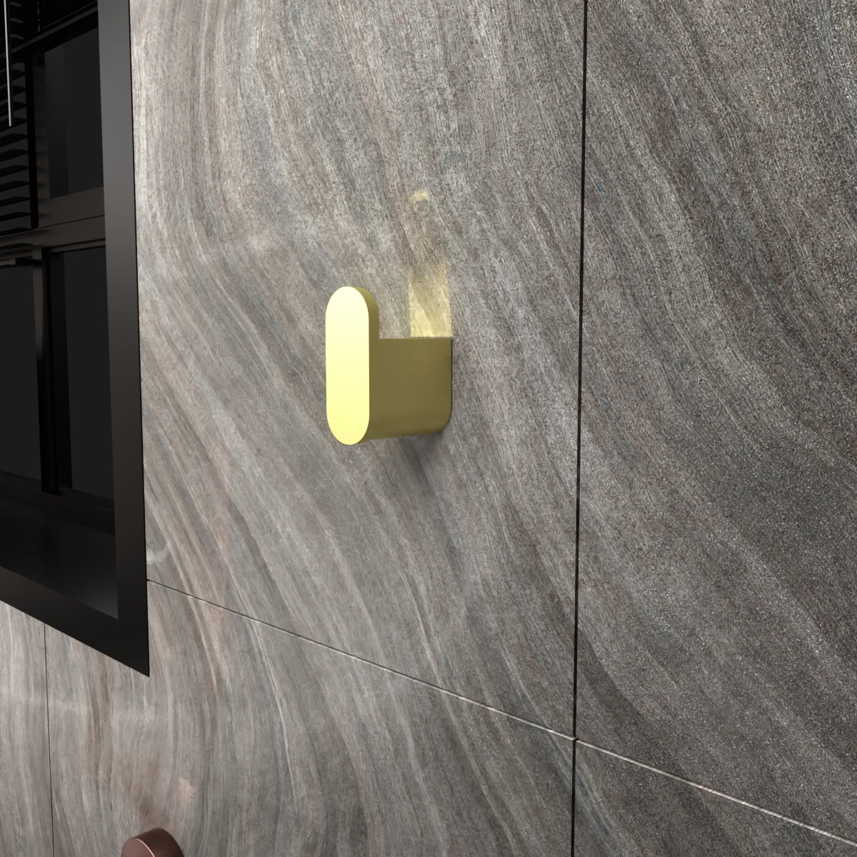 Bianca Robe Hook Brushed Gold