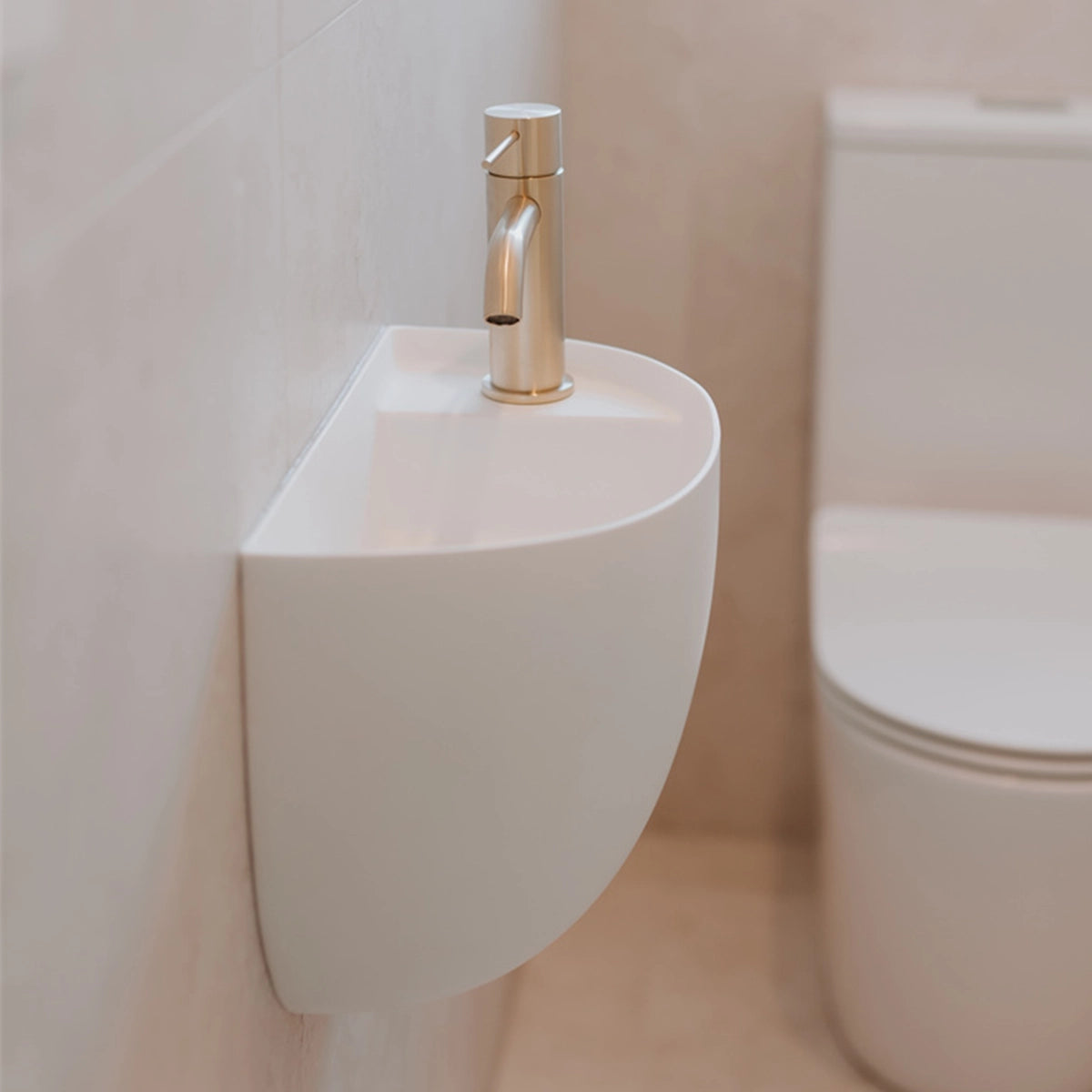 Mecca Basin Mixer Brushed Gold