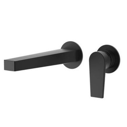 Taut Wall Mount Basin Mixer-Matte Black 74027T-4ND-BL