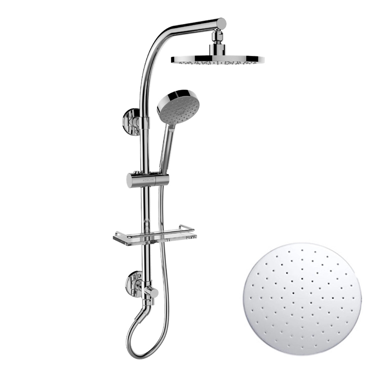 Hydrorail® Rain Shower Round Column - Standard