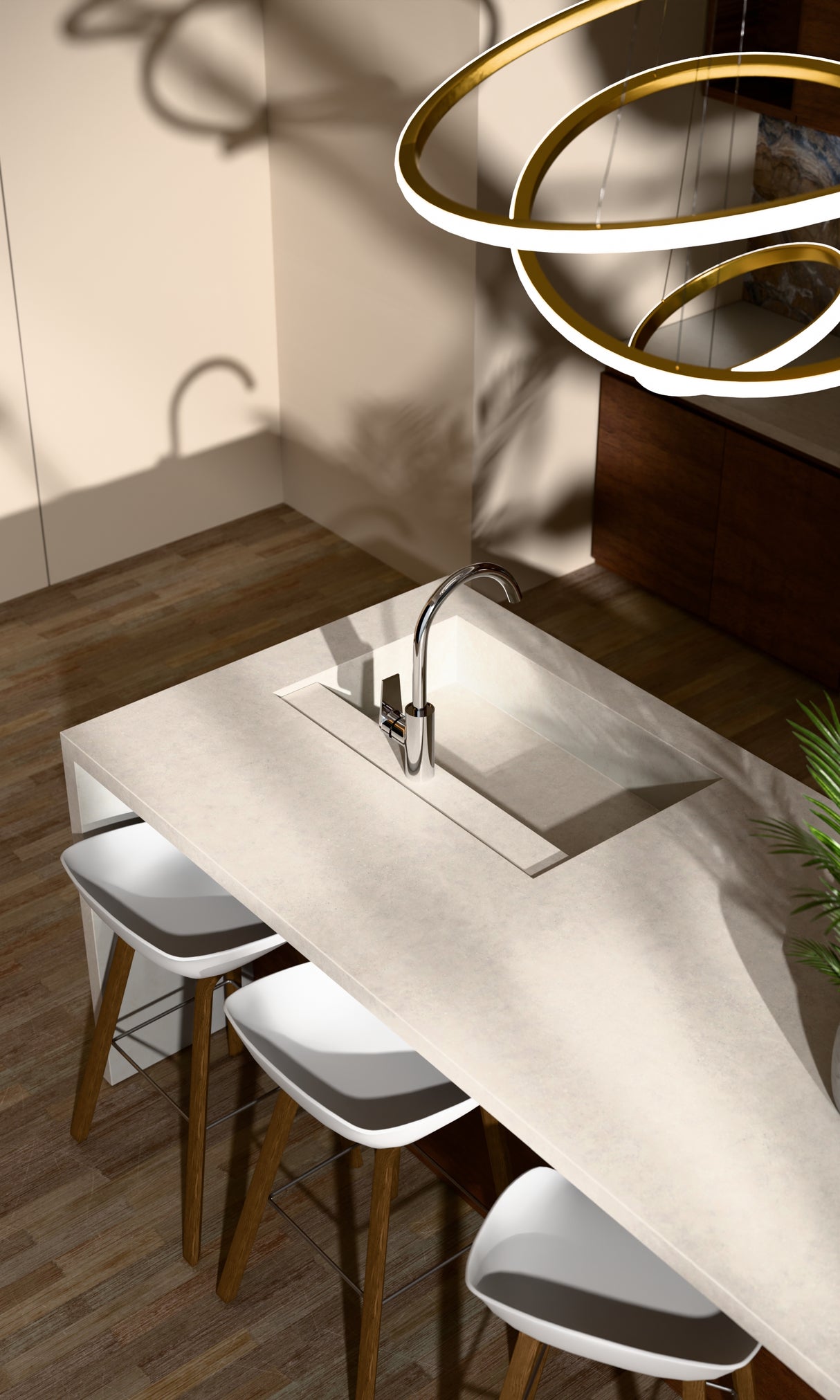 Kohler Kitchen Mixer Polished Chrome 74053T-4E-CP