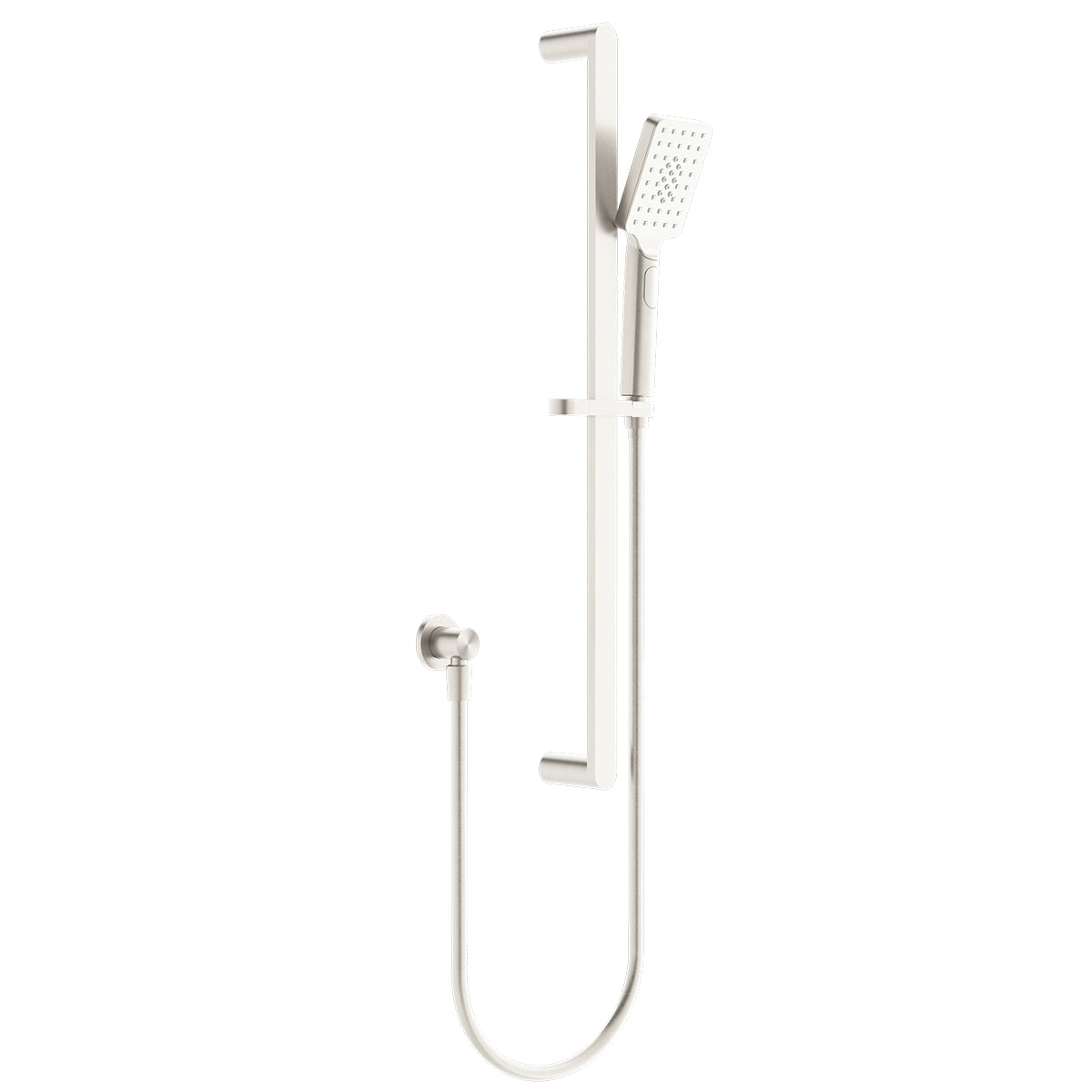 Bianca Shower Rail Brushed Nickel