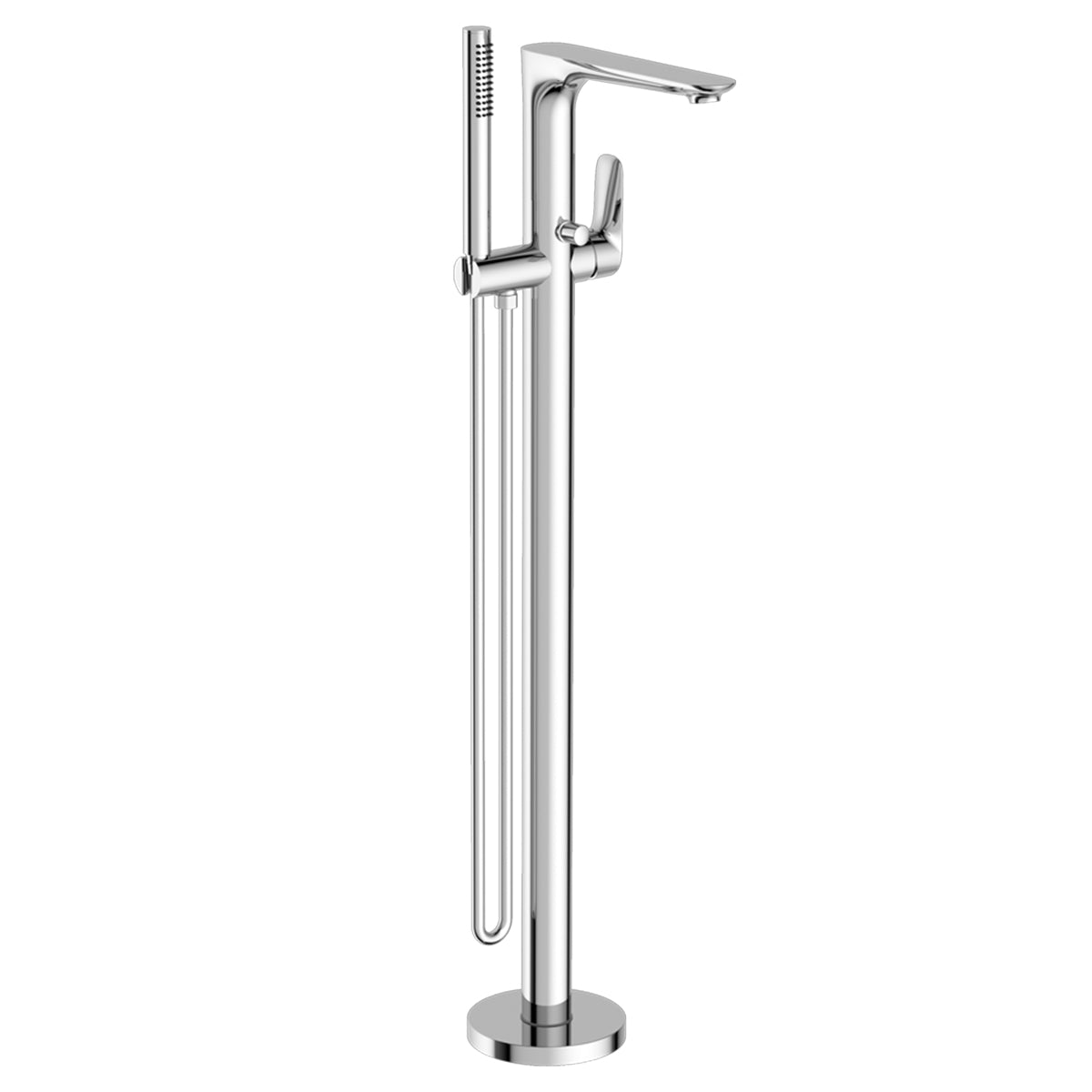 Bianca Freestanding Bath Mixer With Hand Shower Chrome