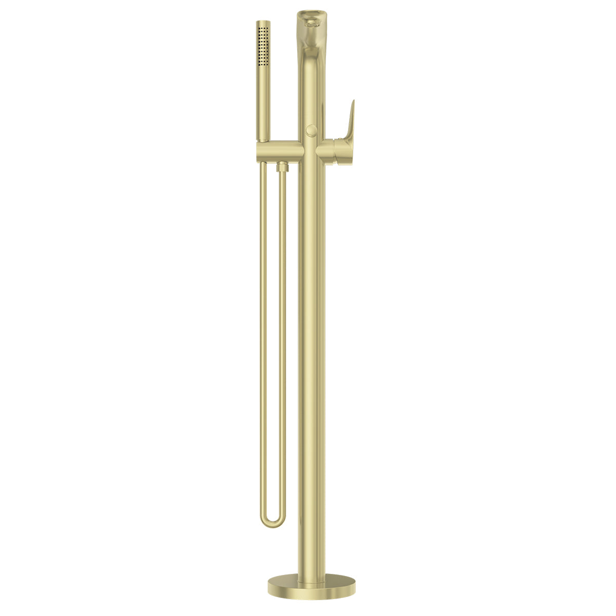 Bianca Freestanding Bath Mixer With Hand Shower Brushed Gold