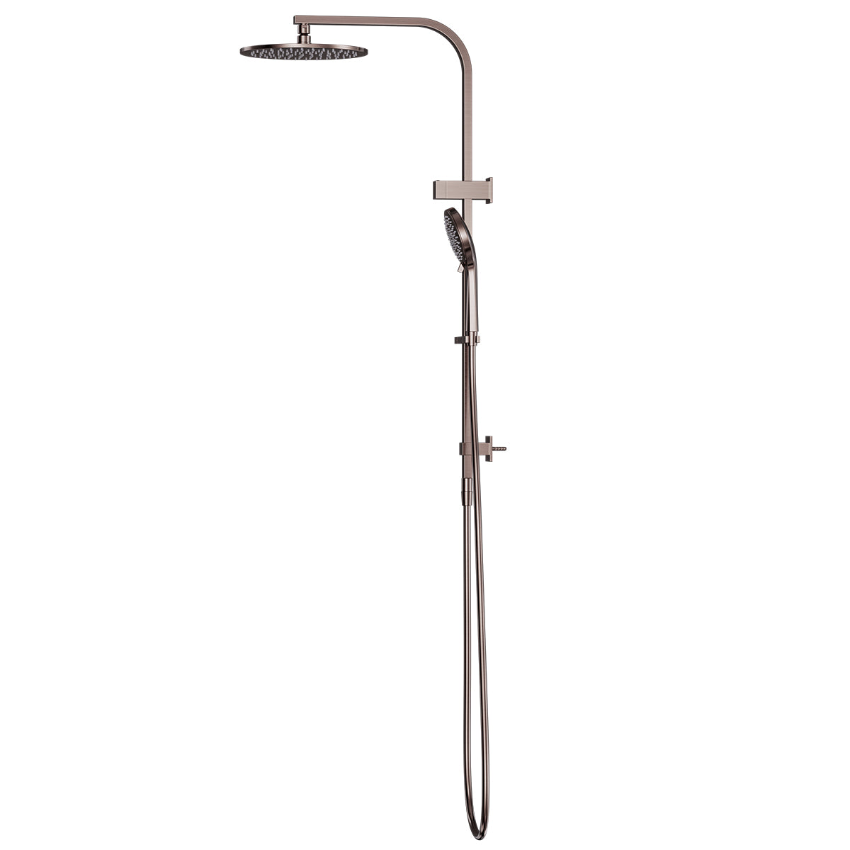 BIANCA TWIN SHOWER BRUSHED BRONZE