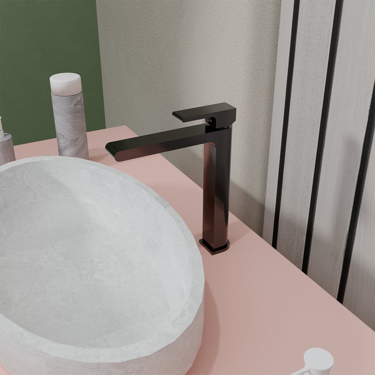 BIANCA TALL BASIN MIXER MATTE BLACK