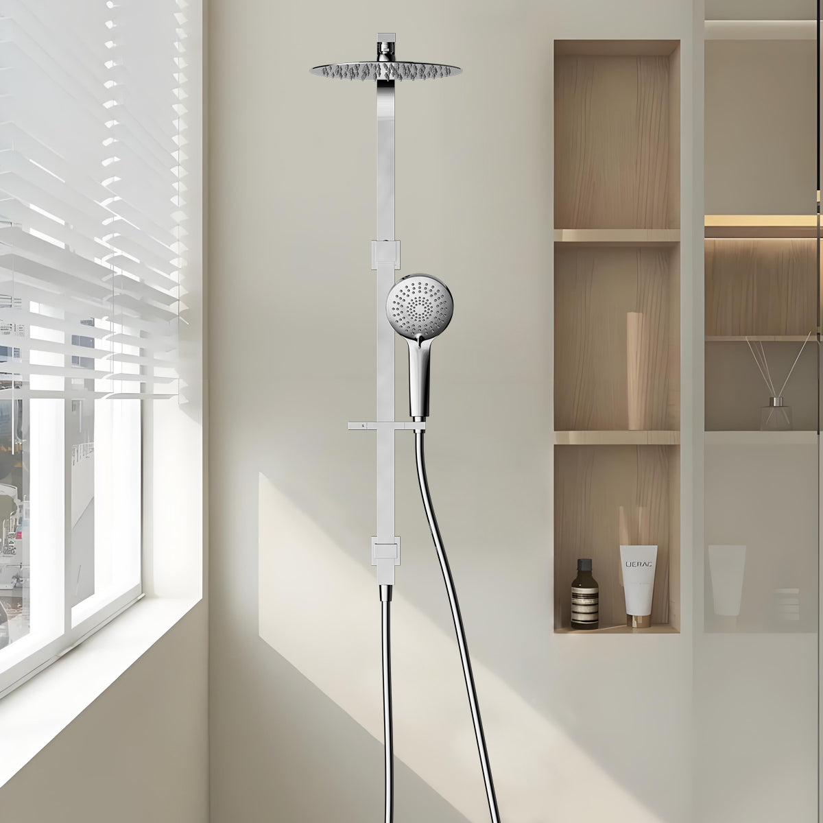 BIANCA TWIN SHOWER CHROME