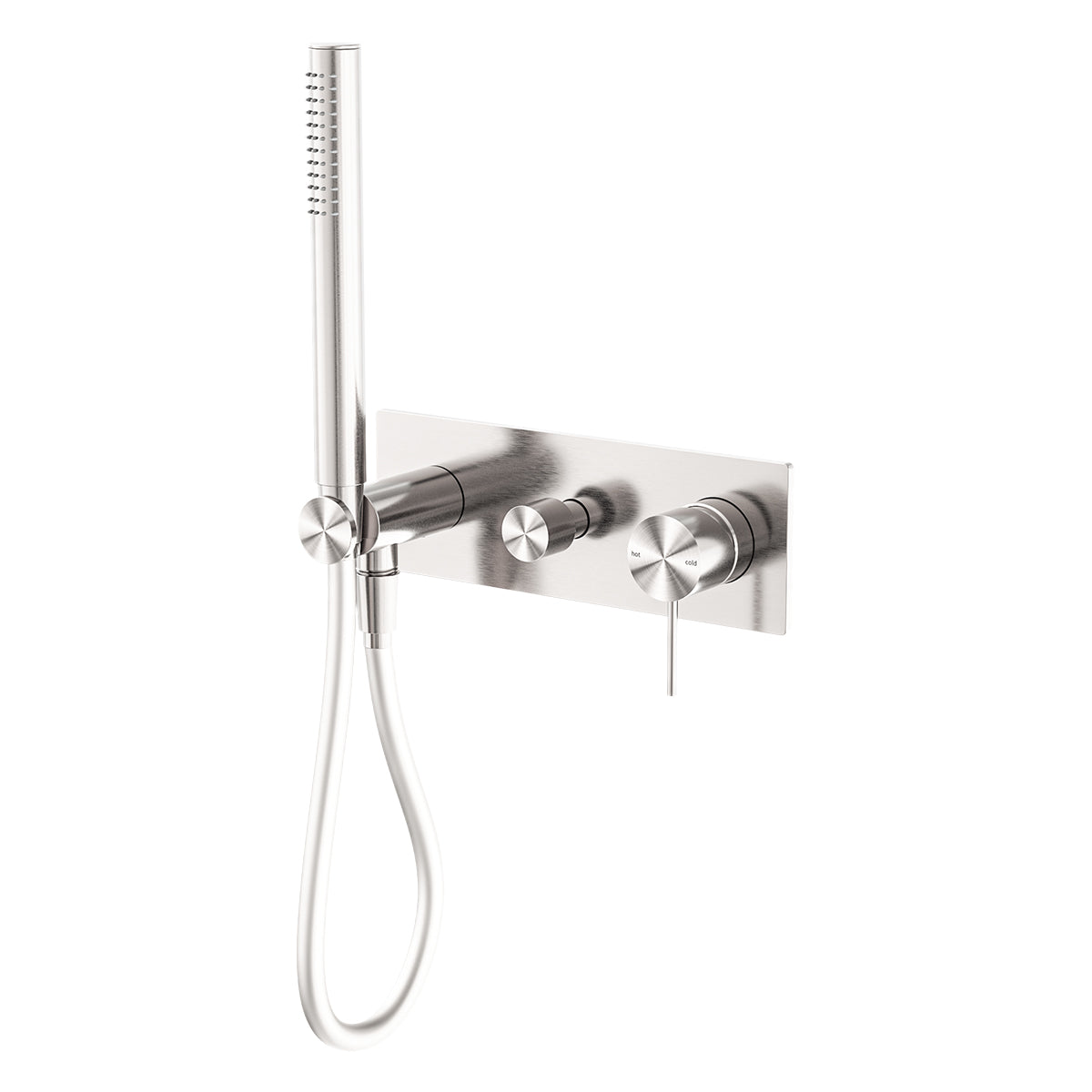 Mecca Shower Mixer With Divertor System Brushed Nickel