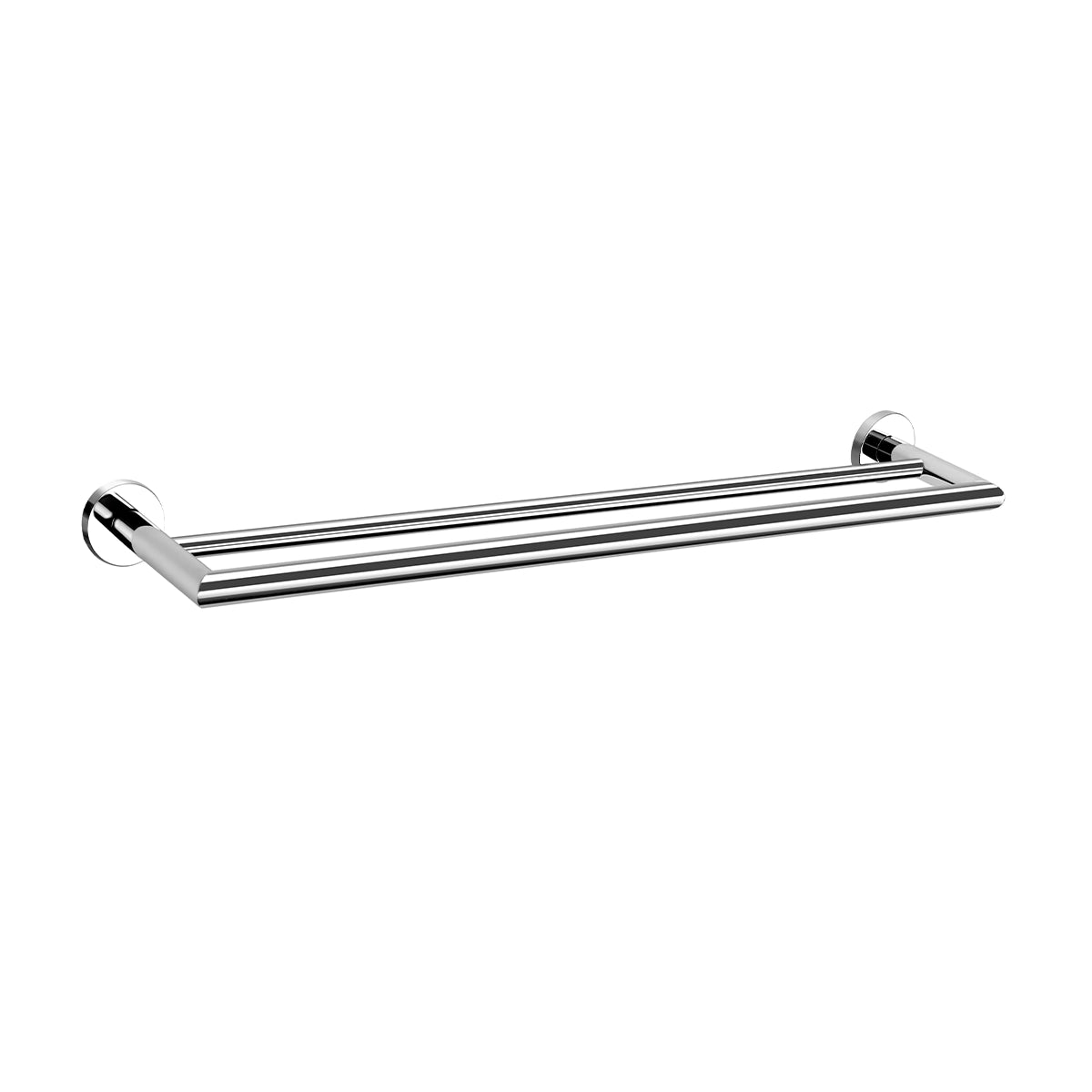 NERO Dolce Double Towel Rail 700mm Chrome